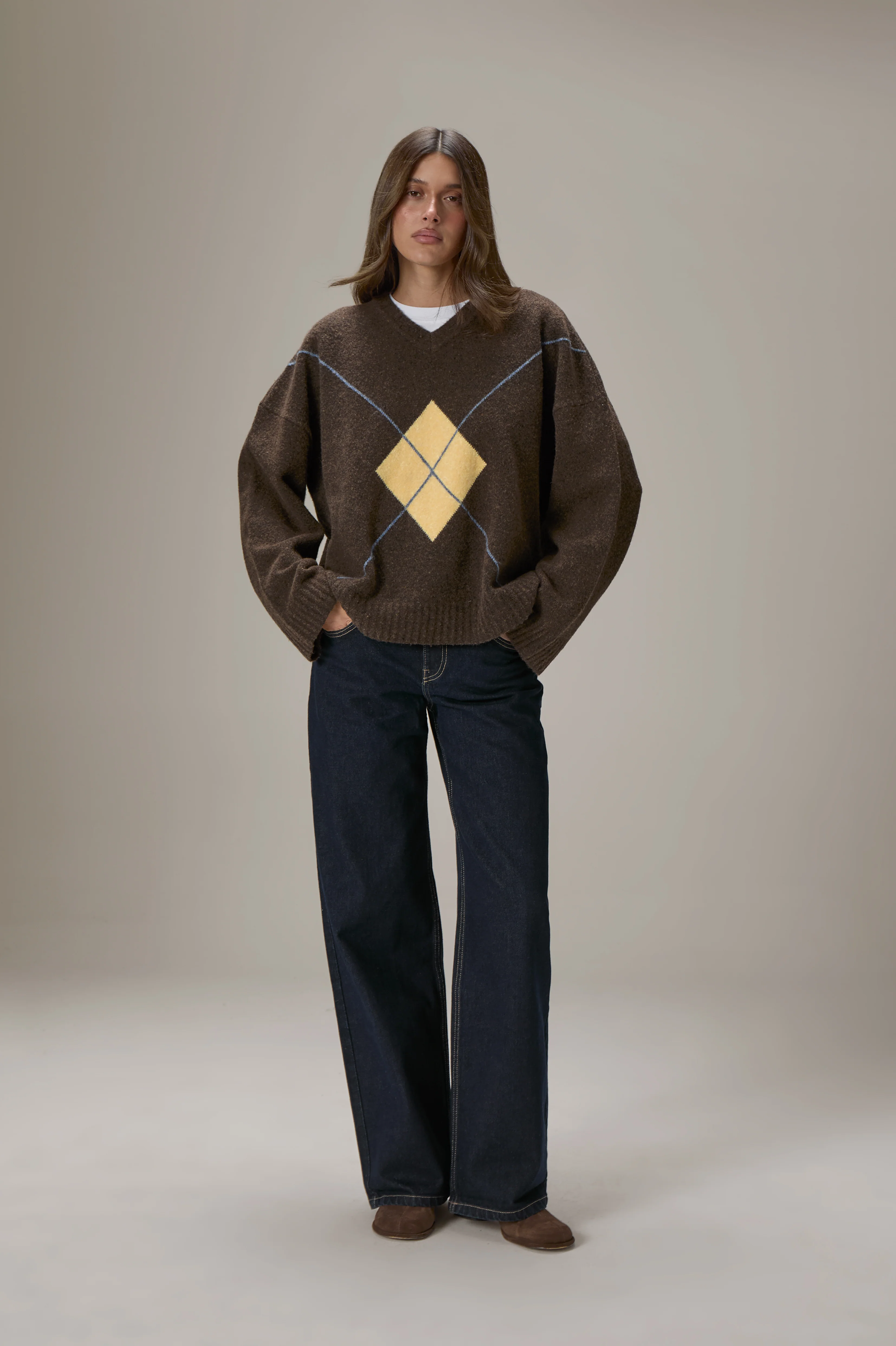 Bally Diamond Knit Sweater