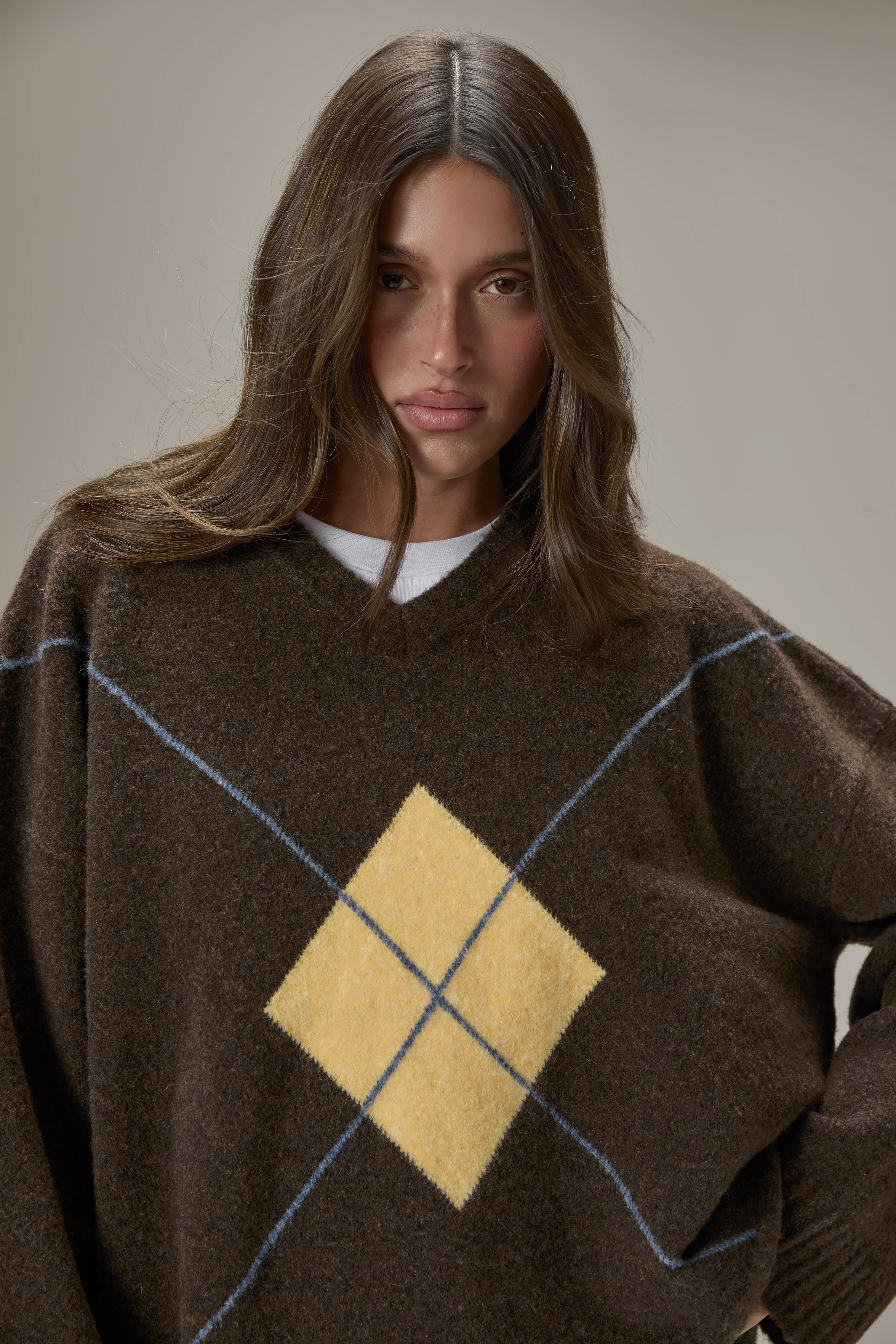 Bally Diamond Knit Sweater - Image 2