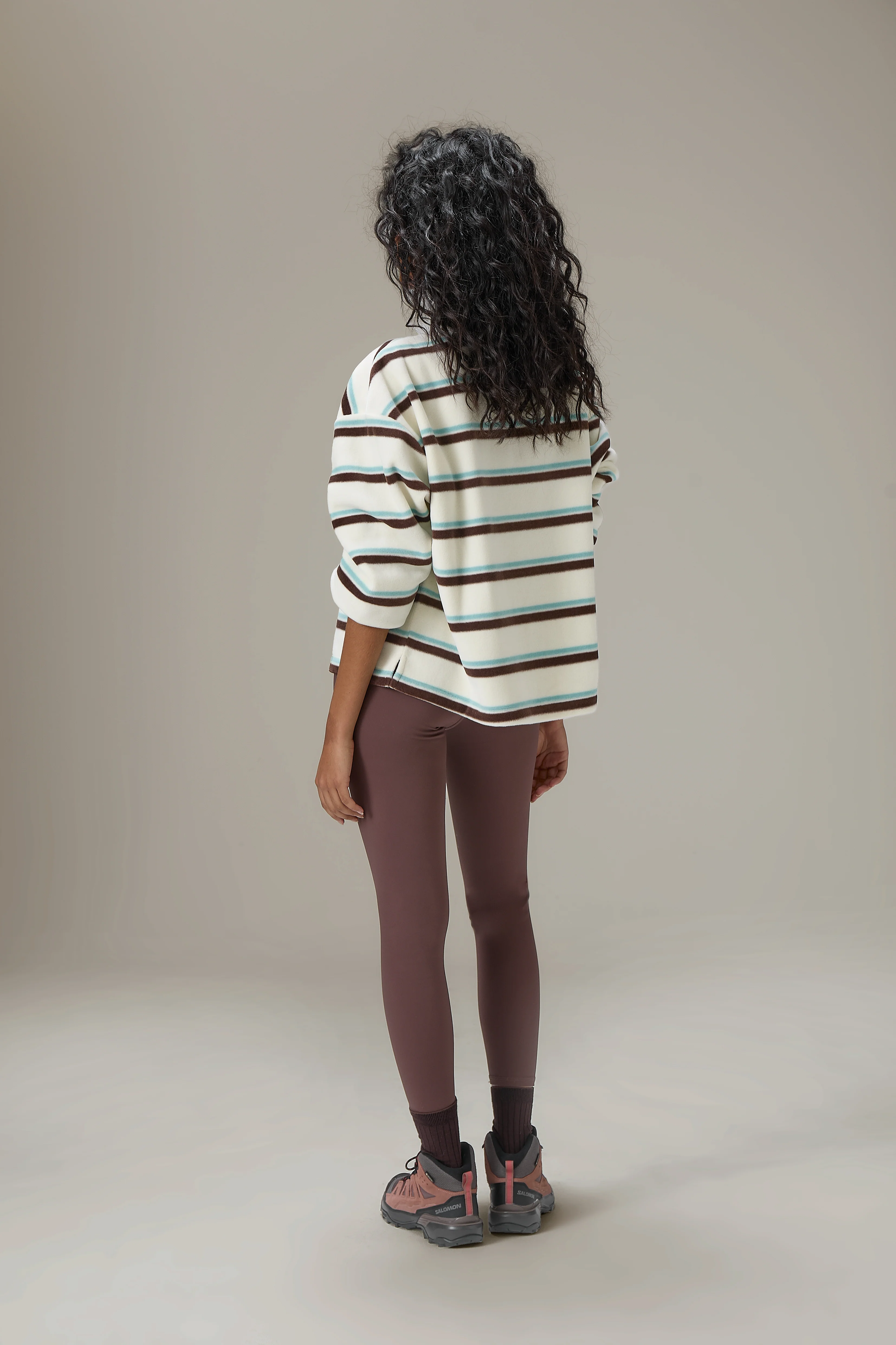 Benson Striped Zip Pullover Fleece - Image 7