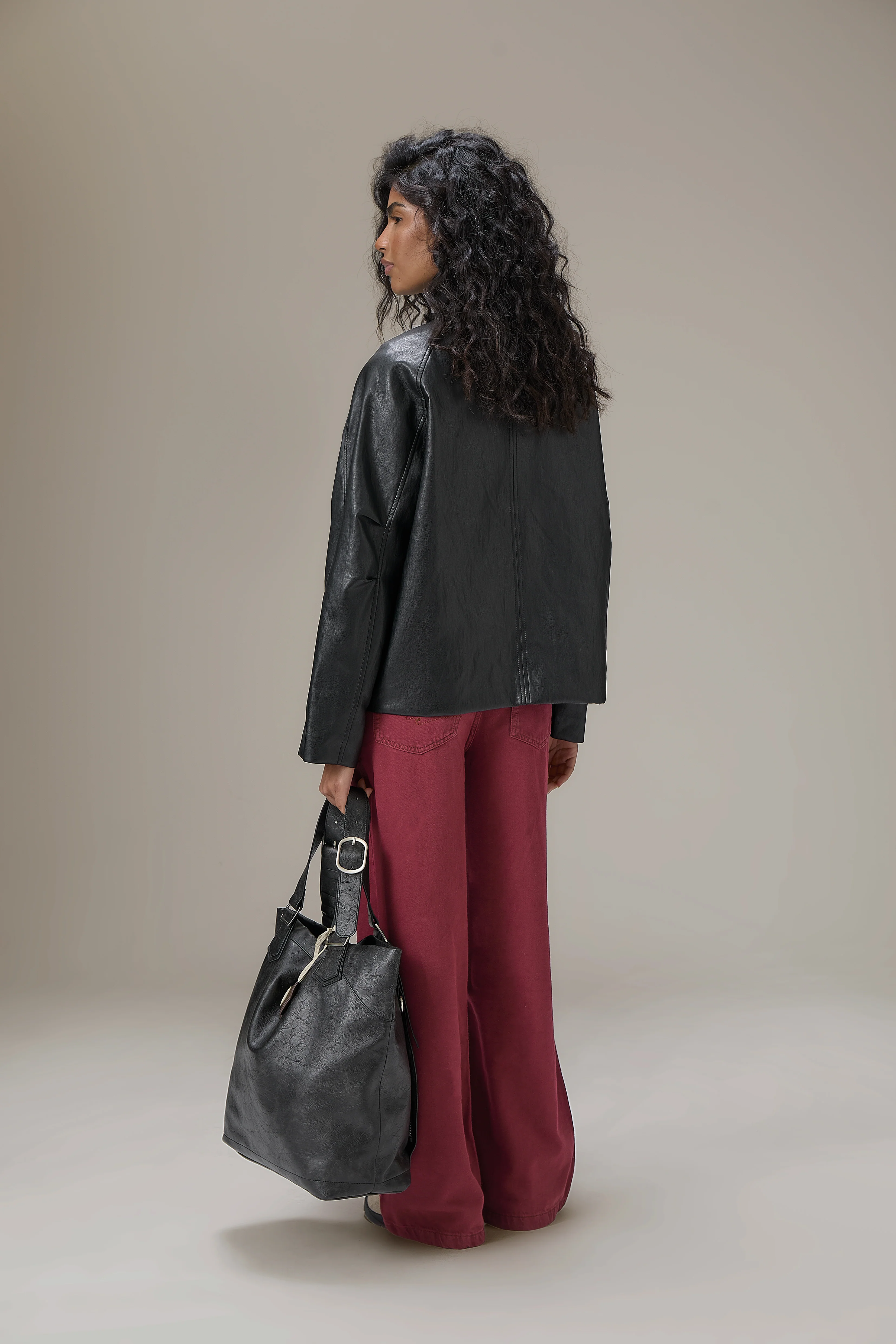 Burbank Faux Leather Everyday Tote Bag - Image 5