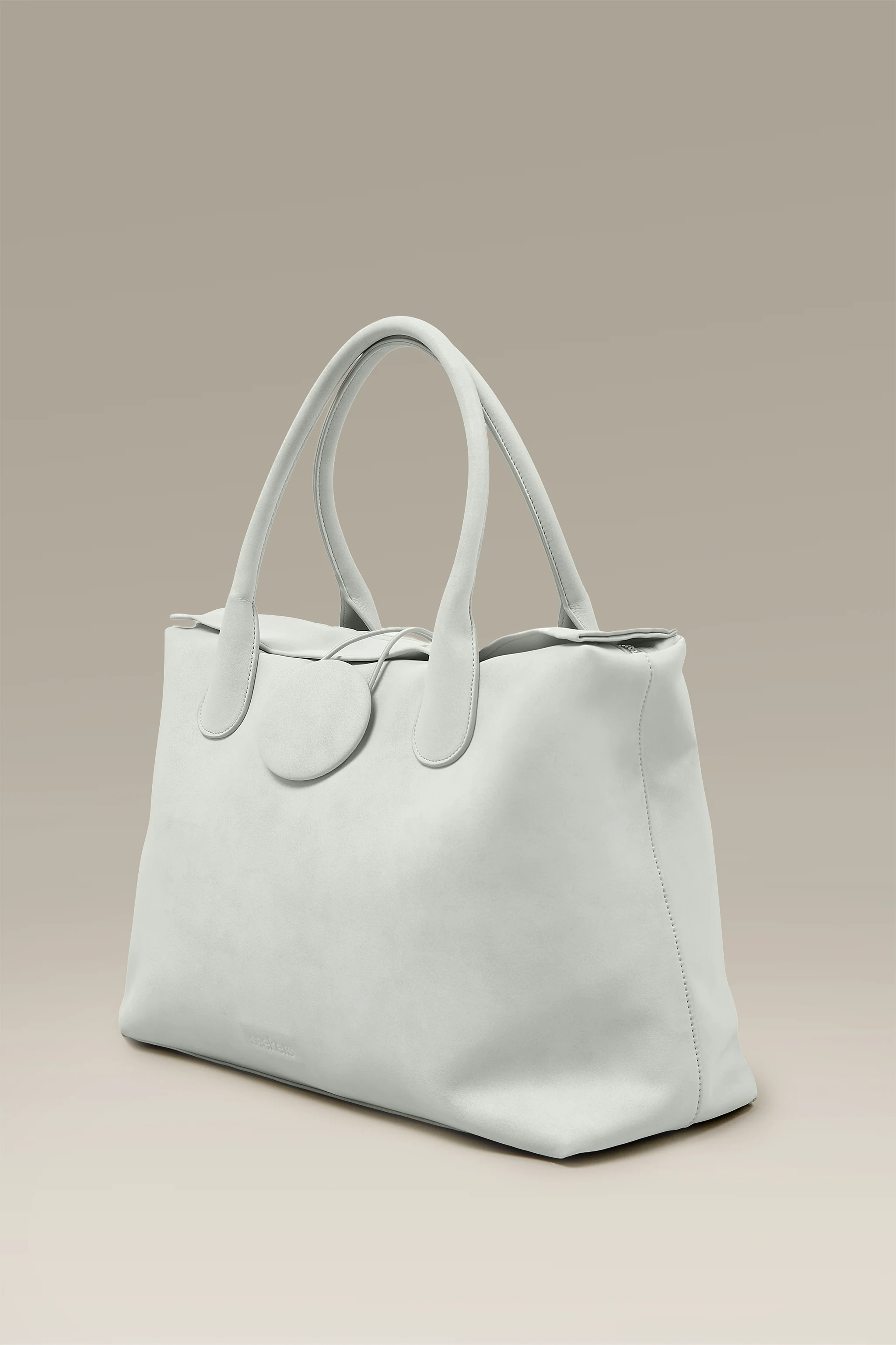 Tully Button Carryall Bag in Mint Foam - Image 2