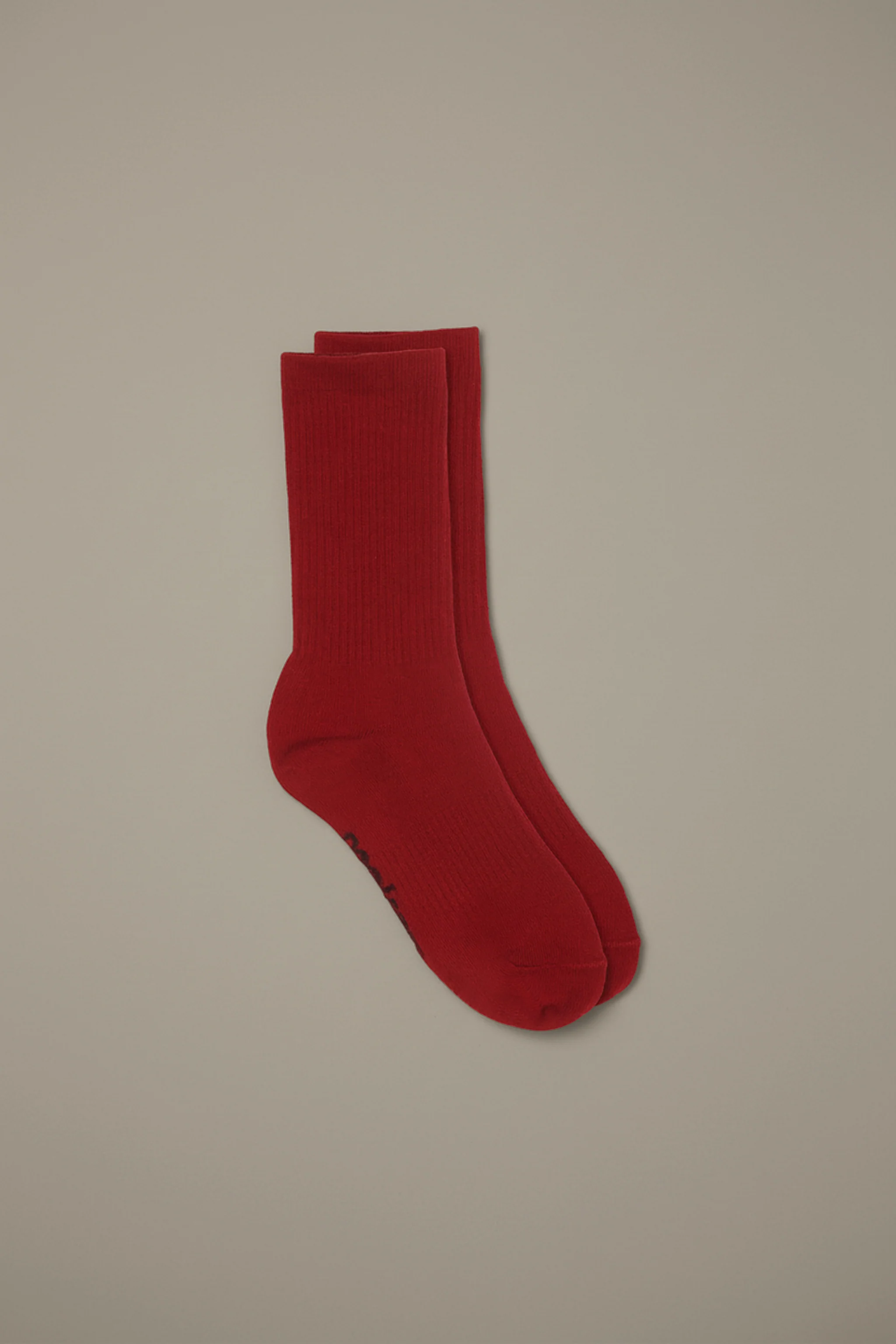 Seekers Classic Crew Socks in Red - Image 2