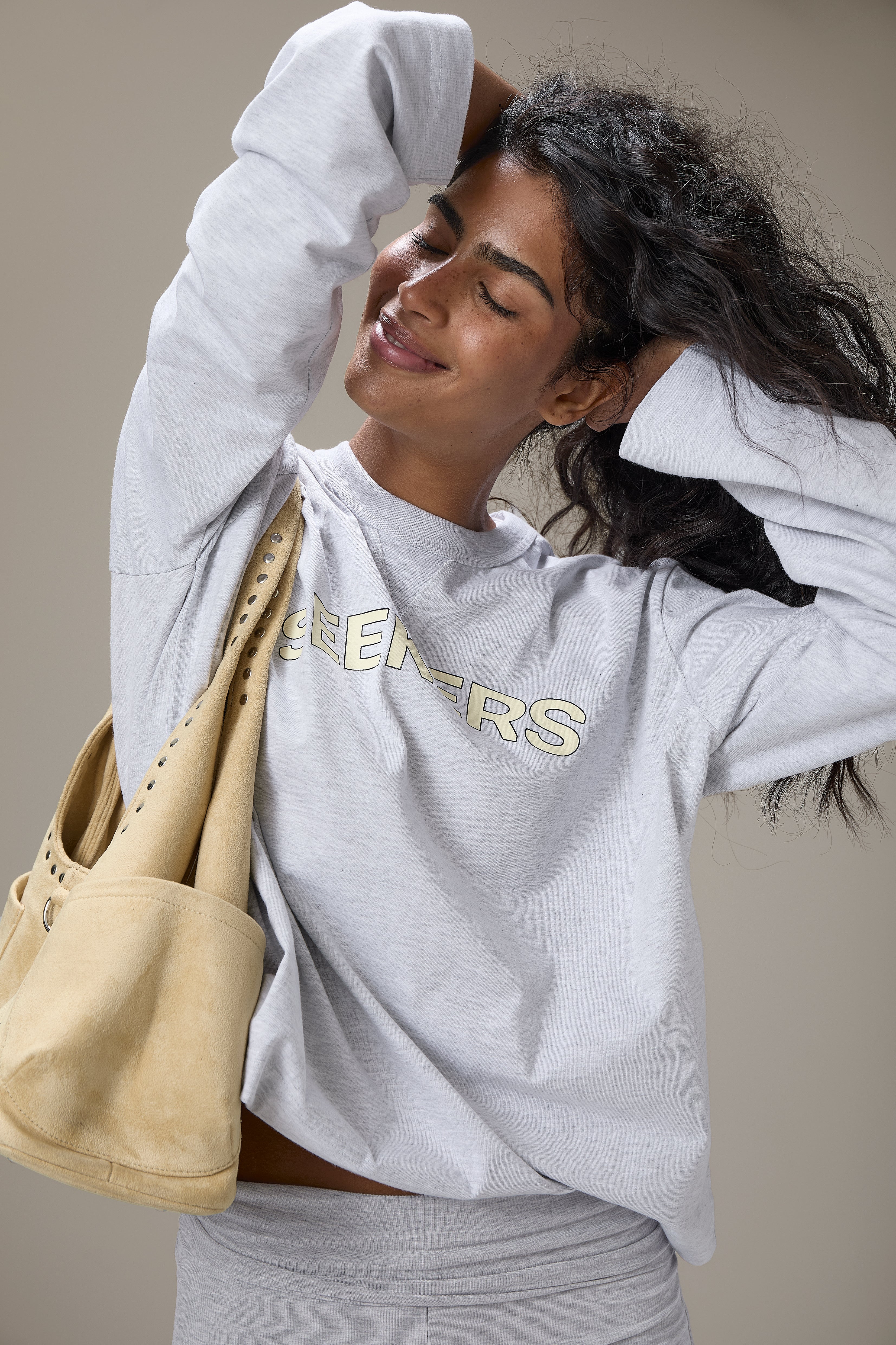 Dylan Oversized Long Sleeve Graphic Tee - Image 8