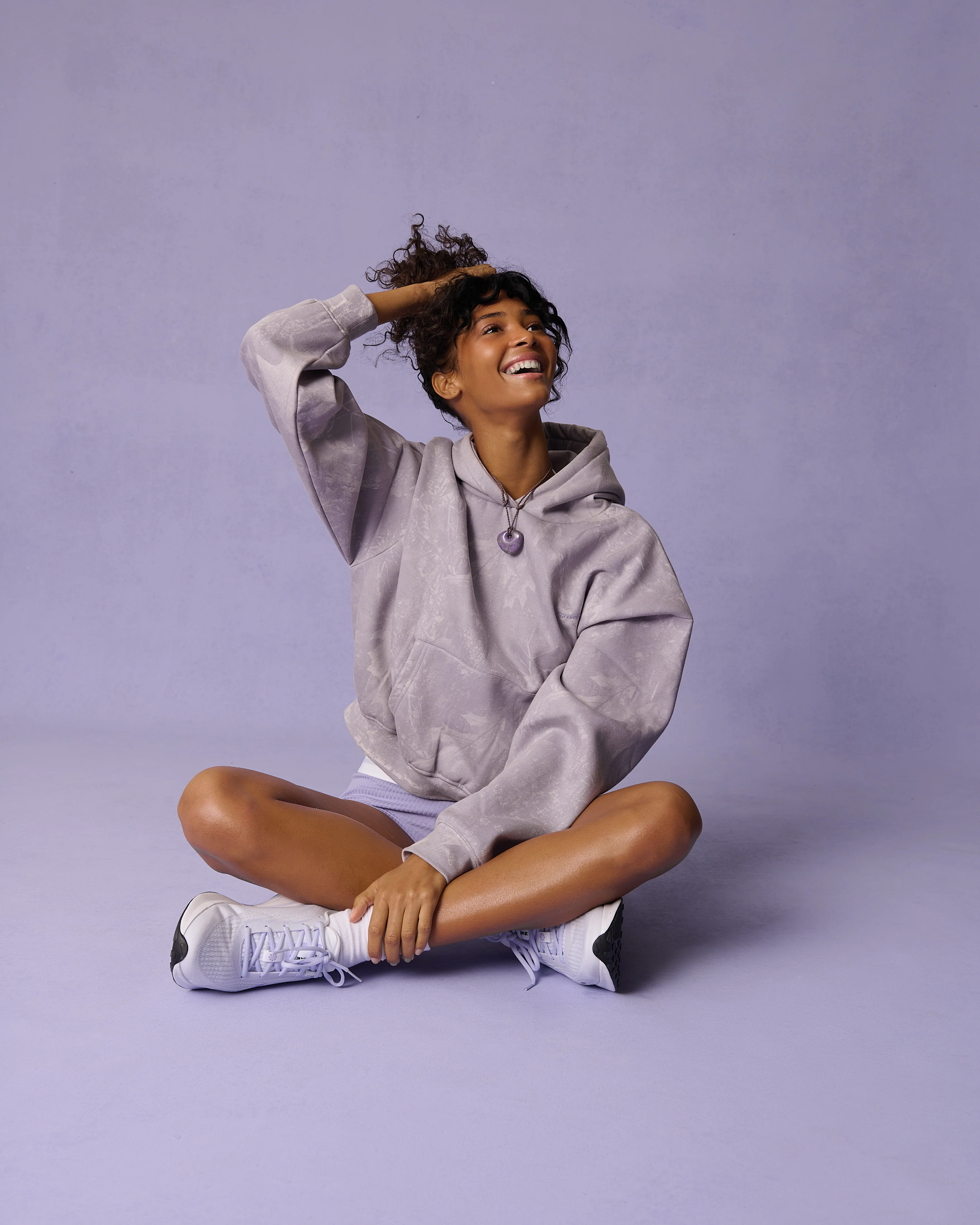 Ranch Shrunken Hoodie in Lilac - Image 3