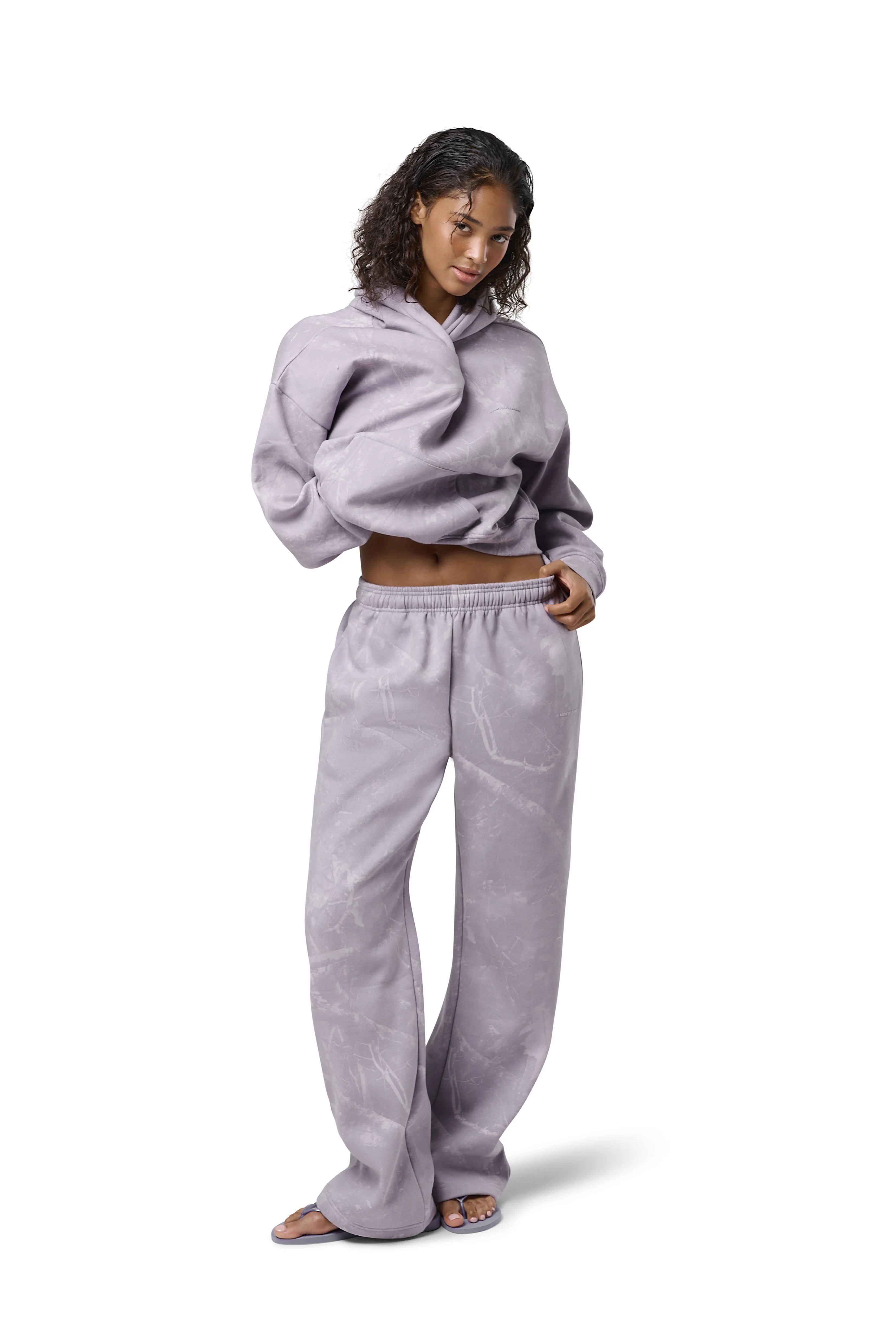 Ranch Shrunken Hoodie in Lilac - Image 7