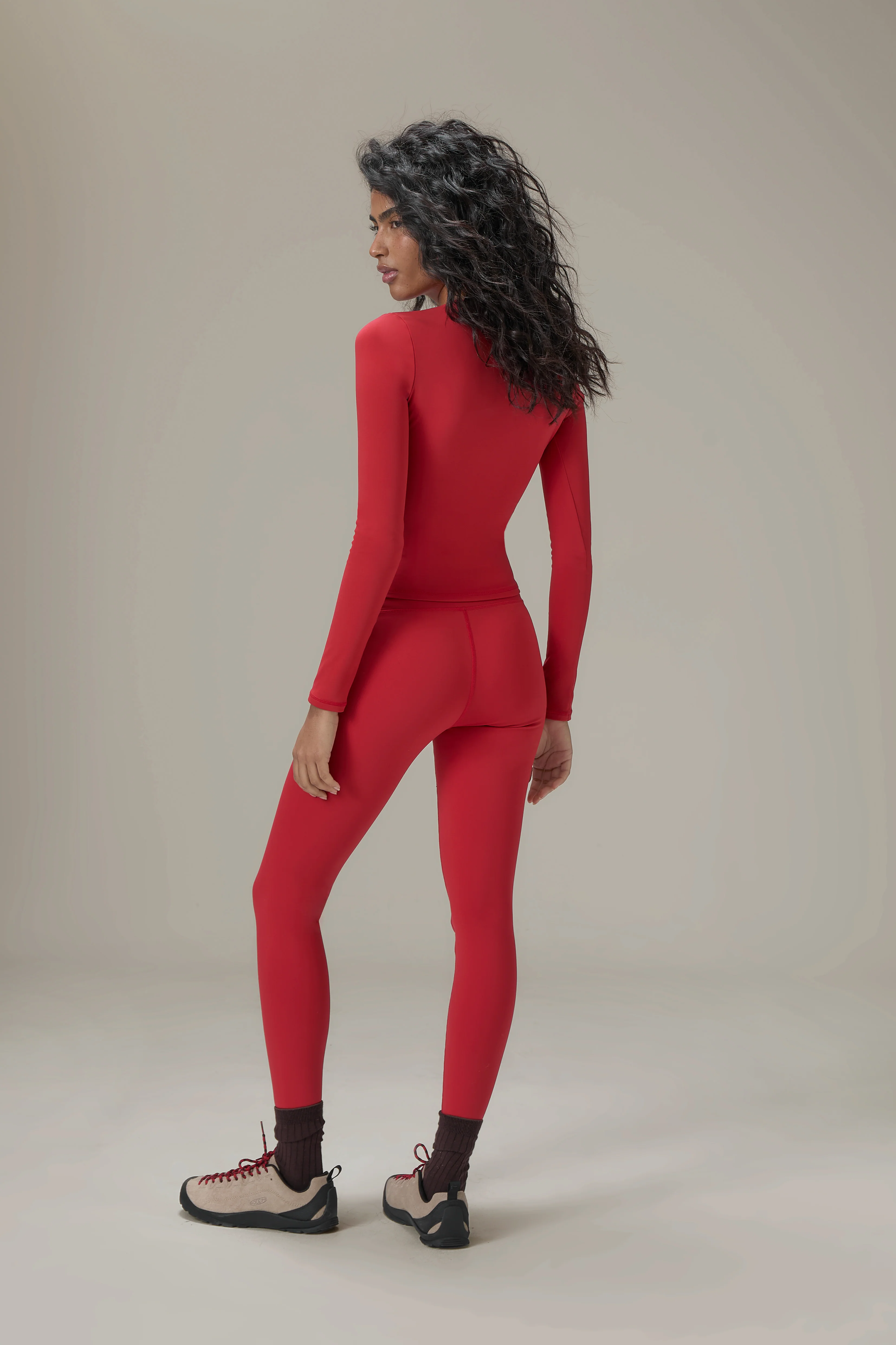Soft Active Long Sleeve in Red - Image 2