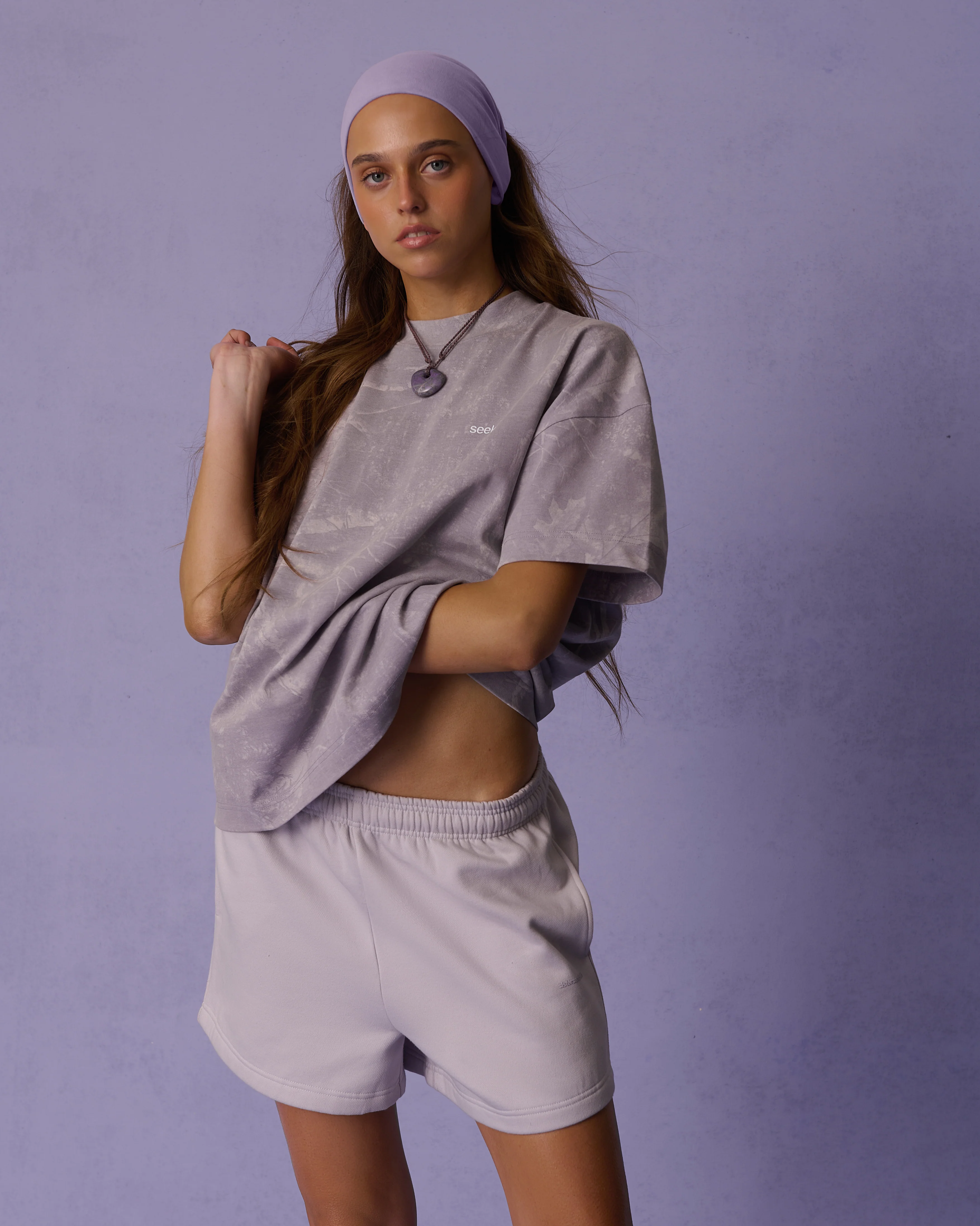 Seekers Classic Shorts in Lilac - Image 4