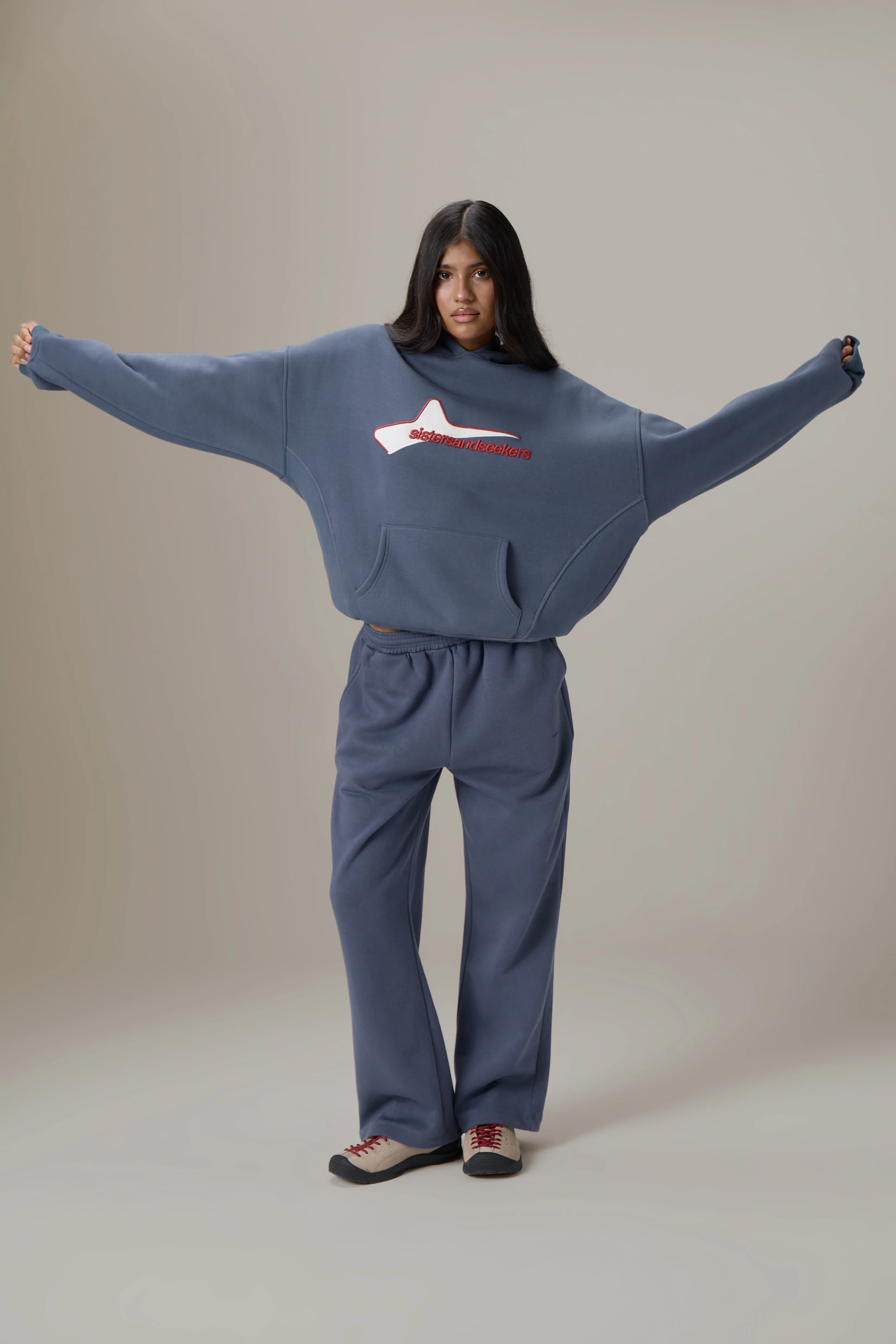 Seekers Northstar Hoodie in Vintage Blue - Image 3