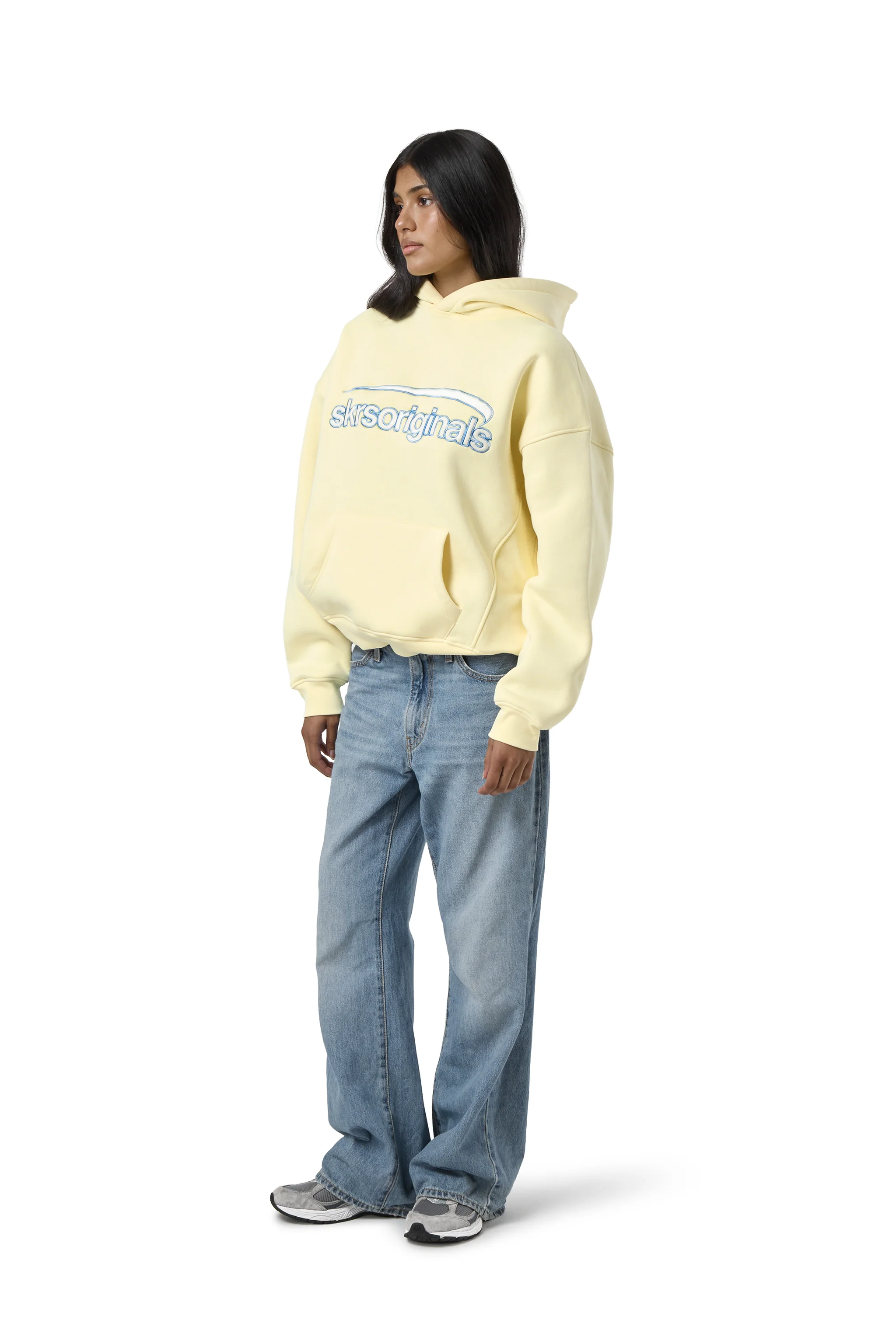 Staten Logo Hoodie in Butter Yellow - Image 6