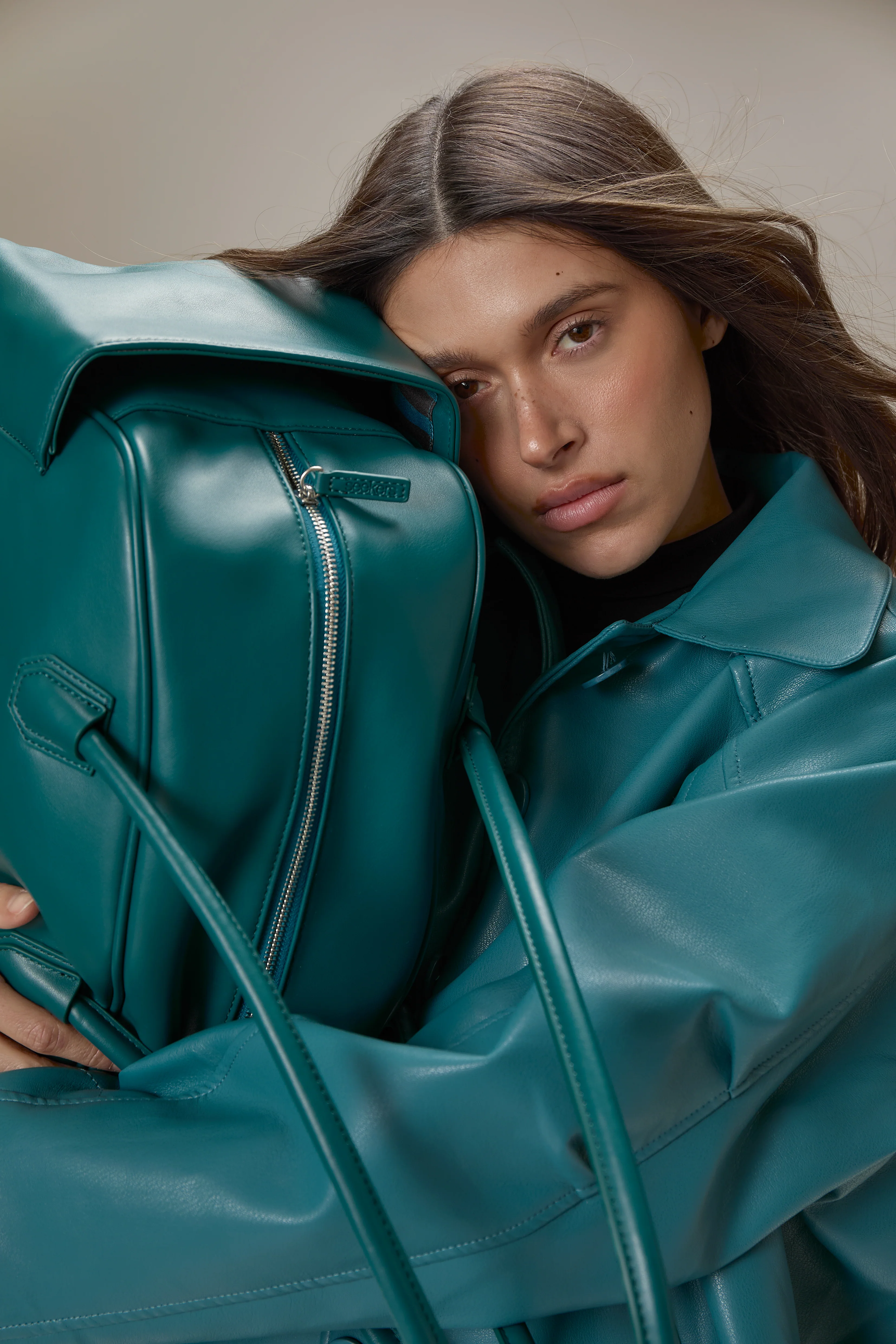 Junk Bowling Bag in Dark Cyan - Image 2