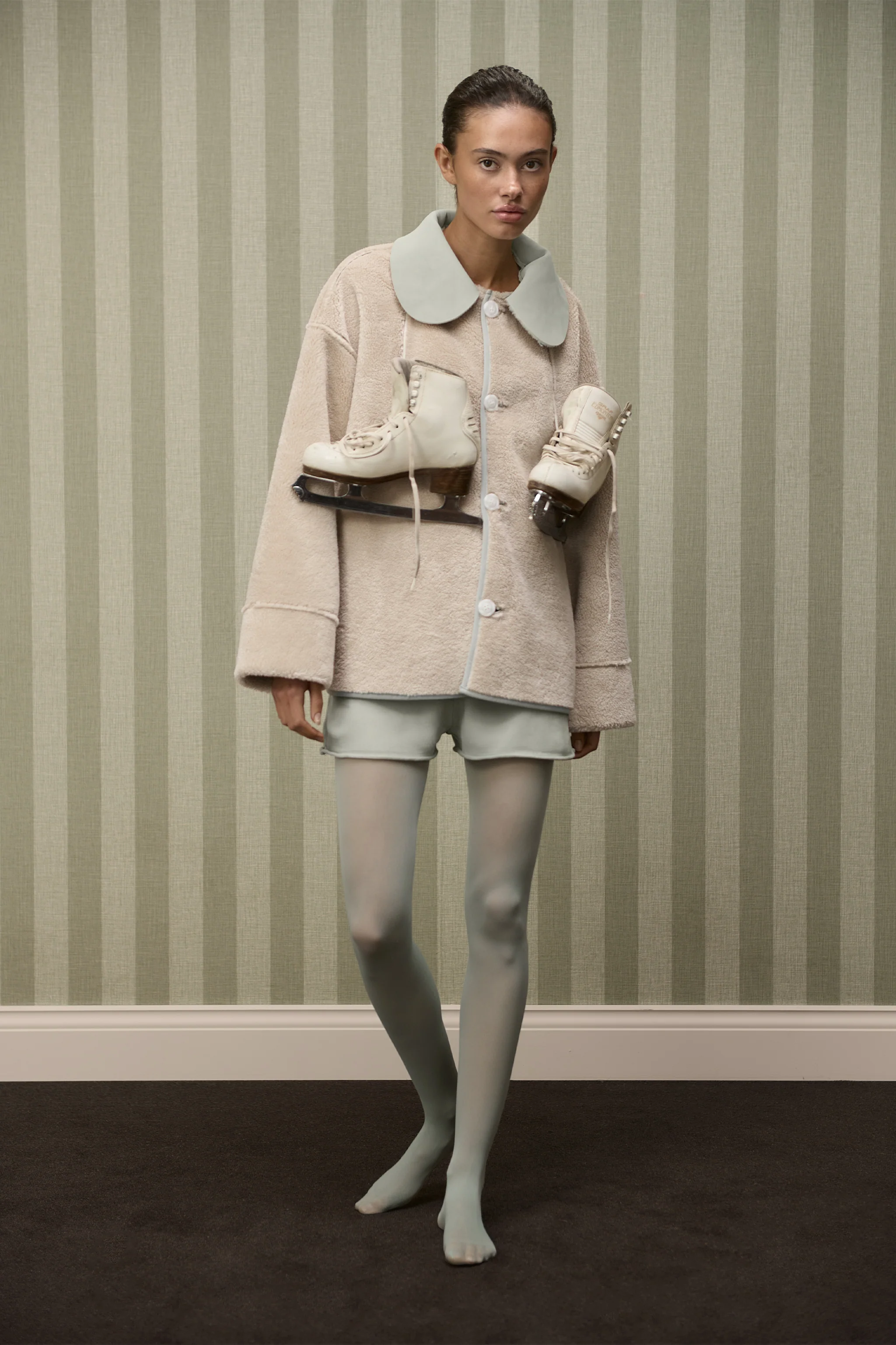 Tumble Sheer Tights in Mint