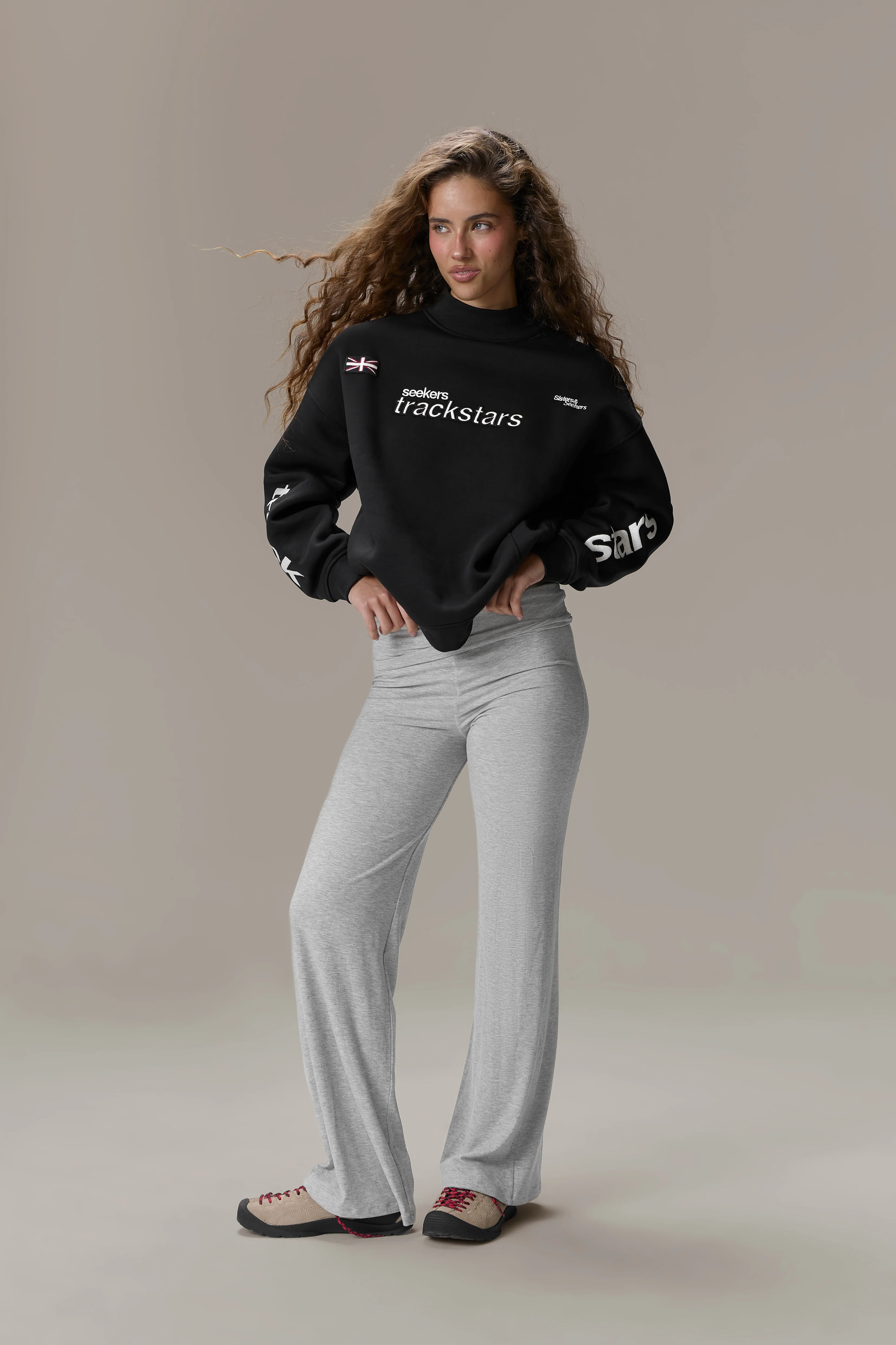 Trackstars Sweatshirt in Black - Image 3