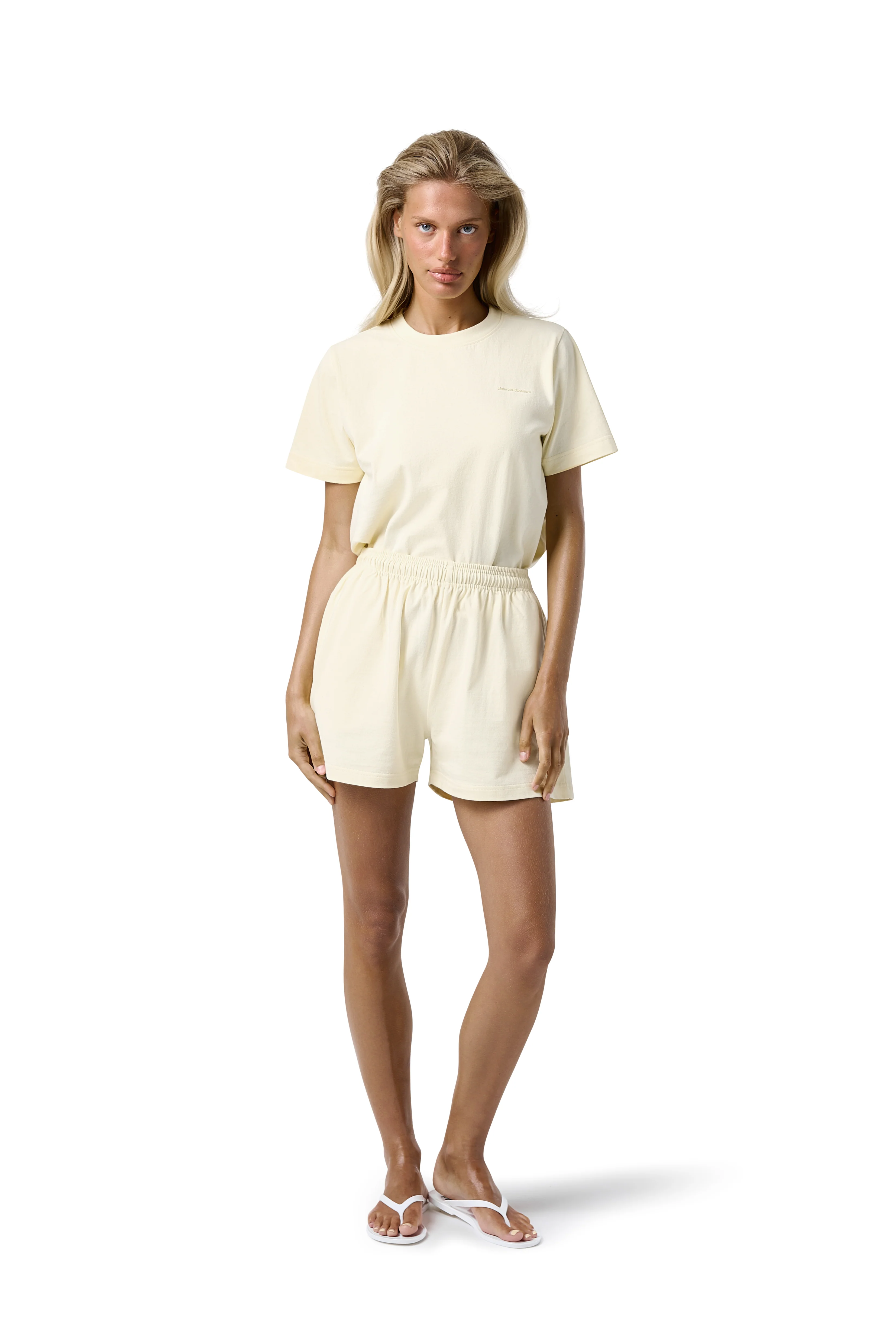 Trademark Shrunken Tee in Butter Yellow - Image 5