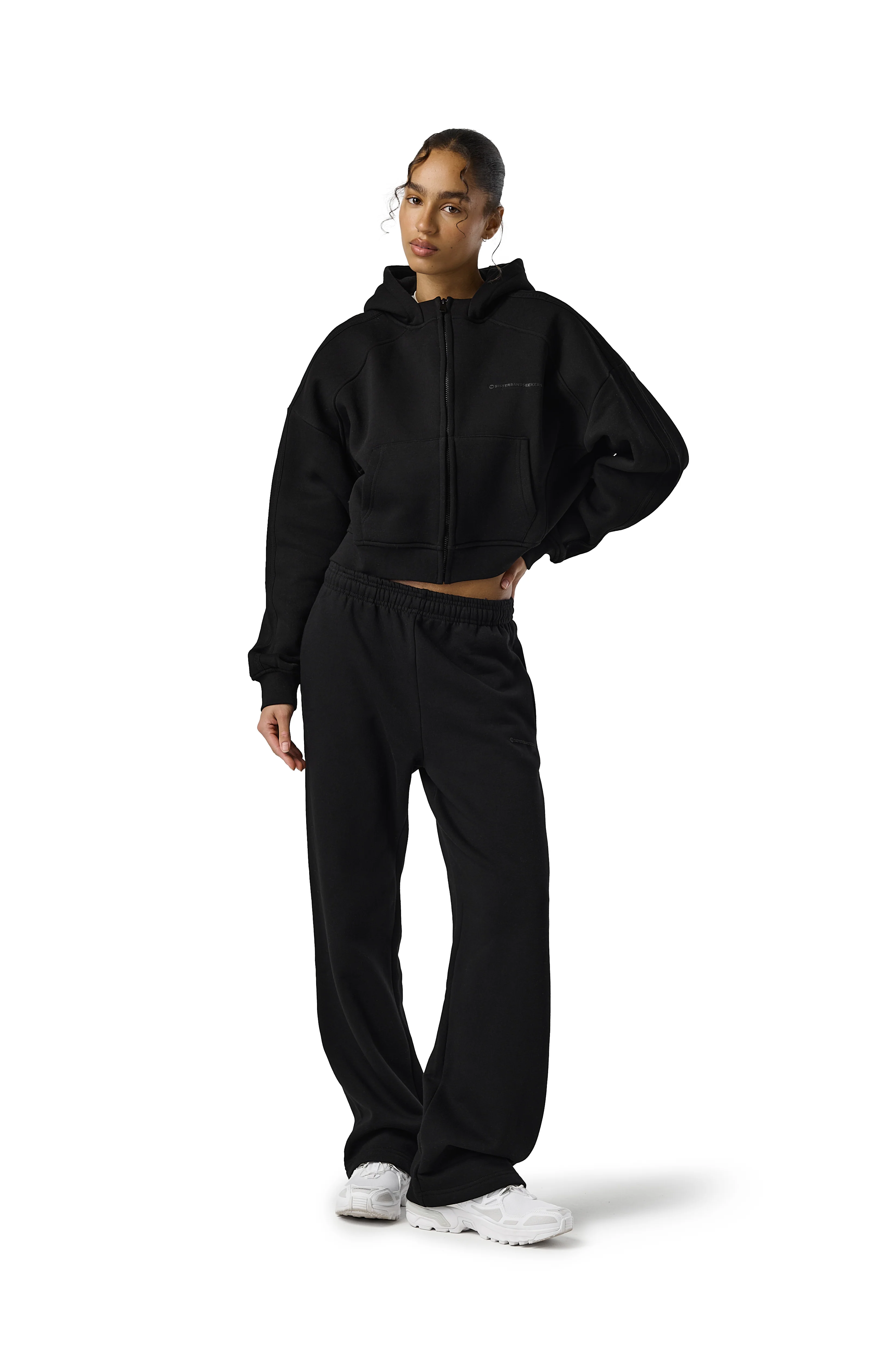 Trademark Wide Leg Sweatpants in Road - Image 4