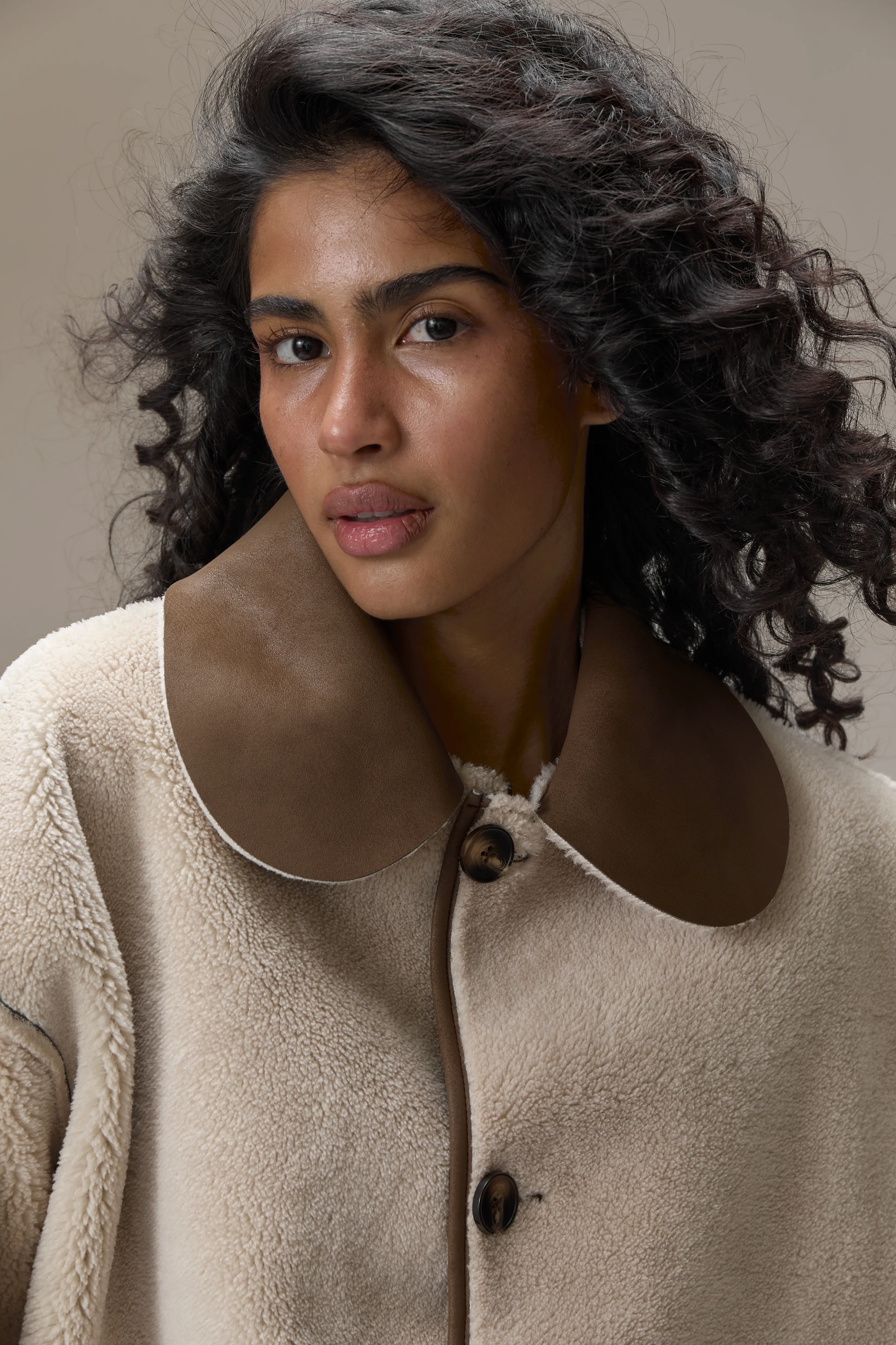 Tully Reversible Coat in Brown - Image 7
