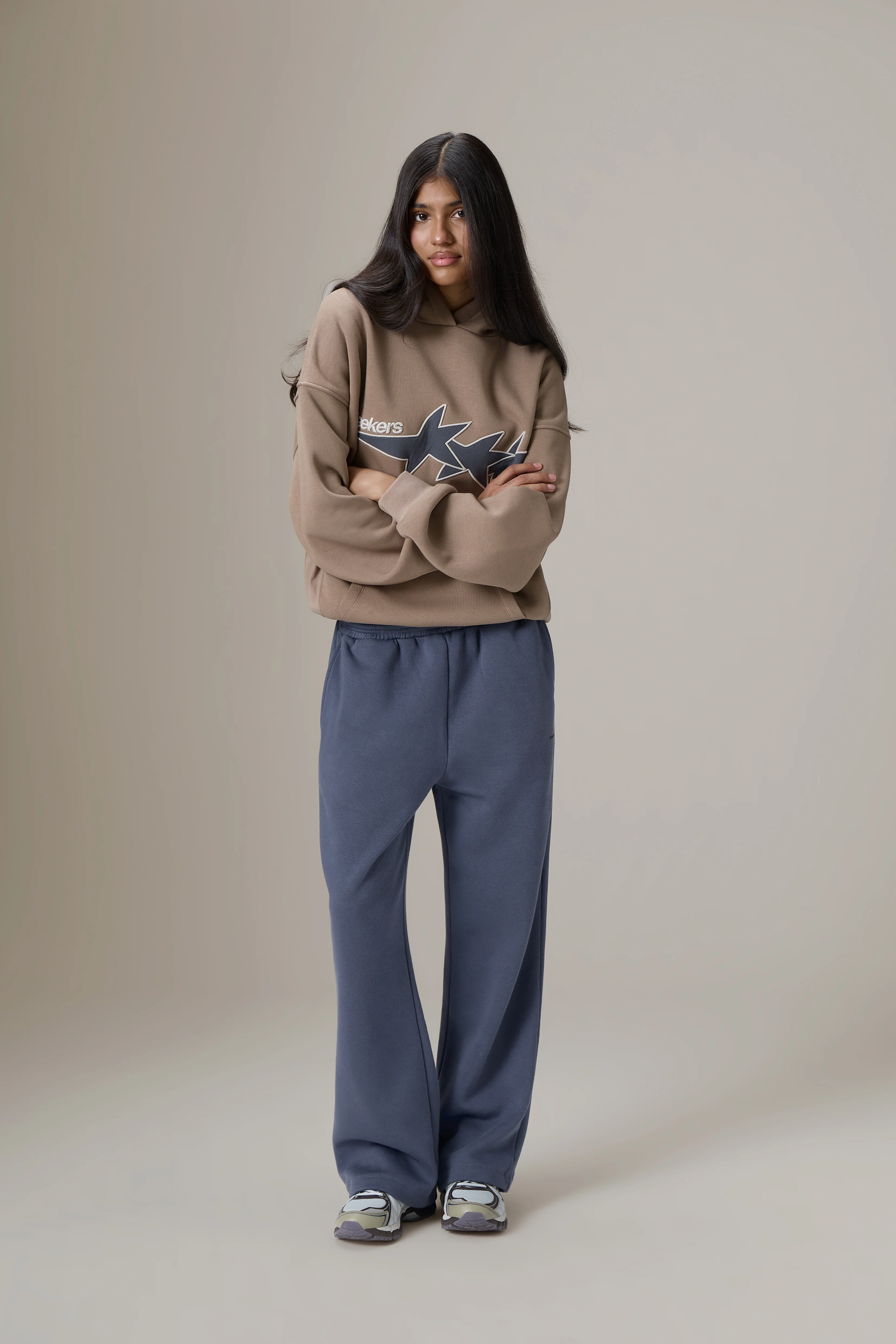 Seekers Stargirl Hoodie in Mid Brown - Image 6