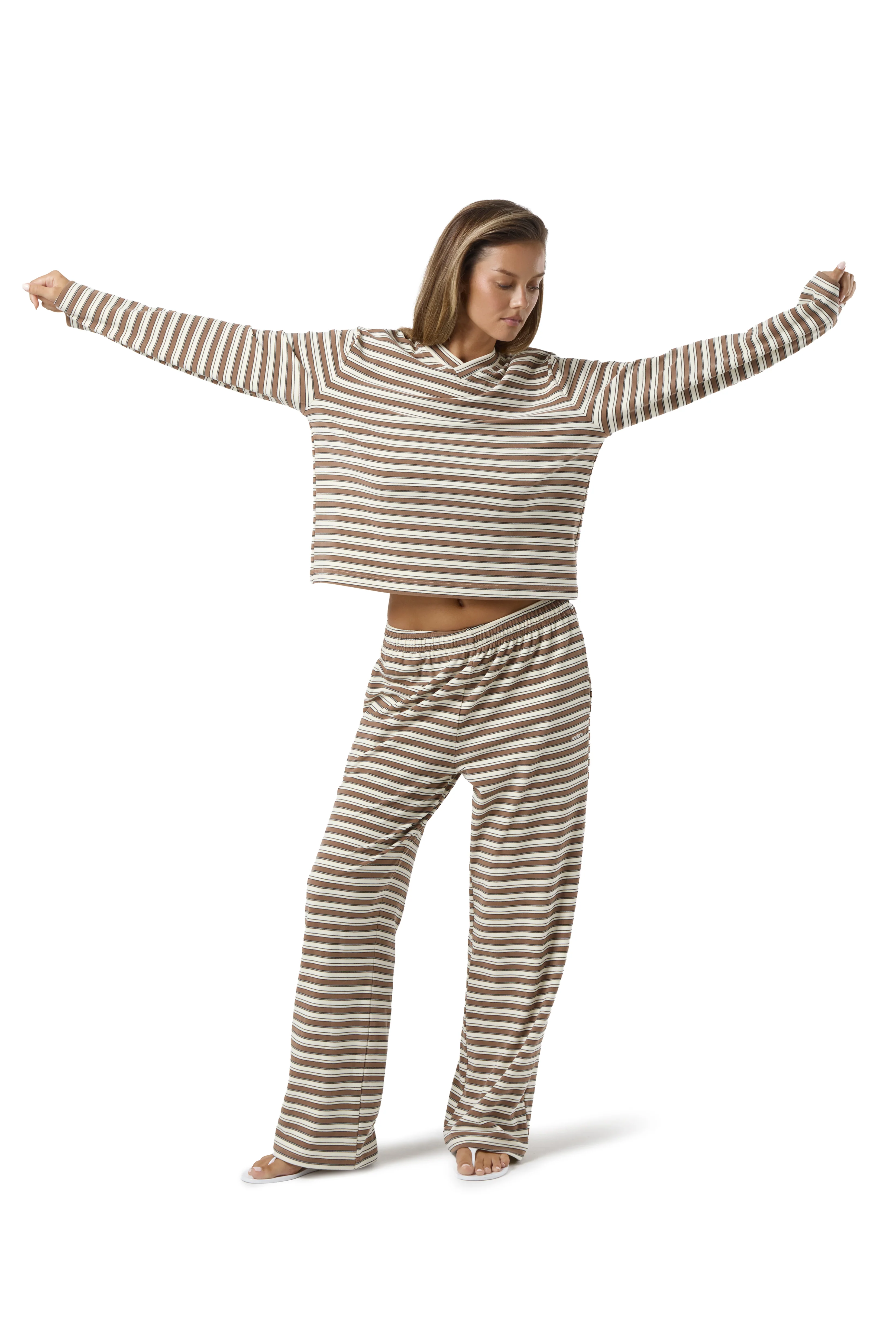 Wilkie Soft Oversized Long Sleeve in Hazel - Image 3