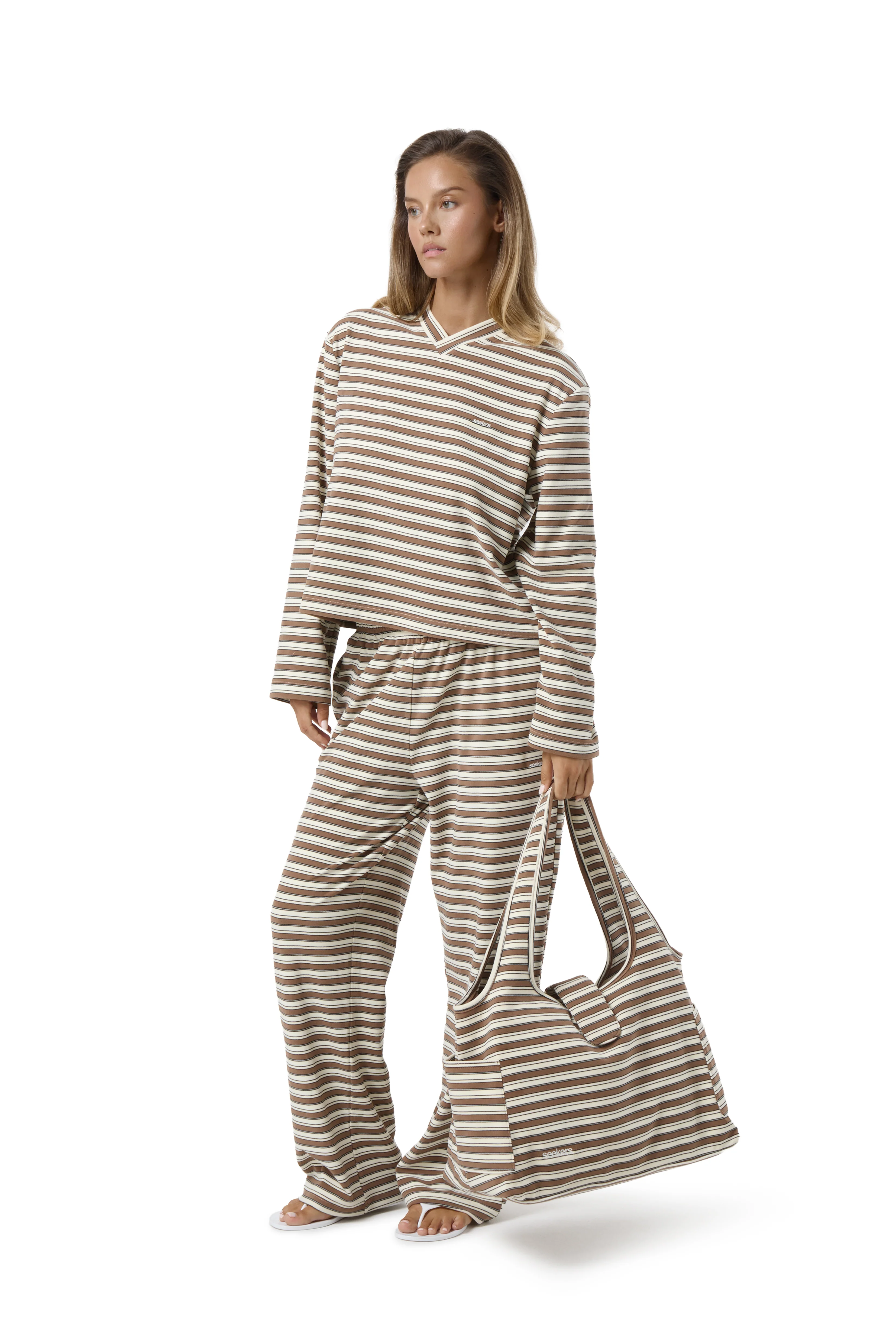 Wilkie Soft Oversized Long Sleeve in Hazel - Image 8